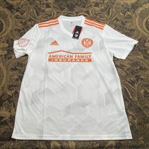 Adidas MLS Atlanta United FC Soccer Jersey King Peach Mens Size Large New